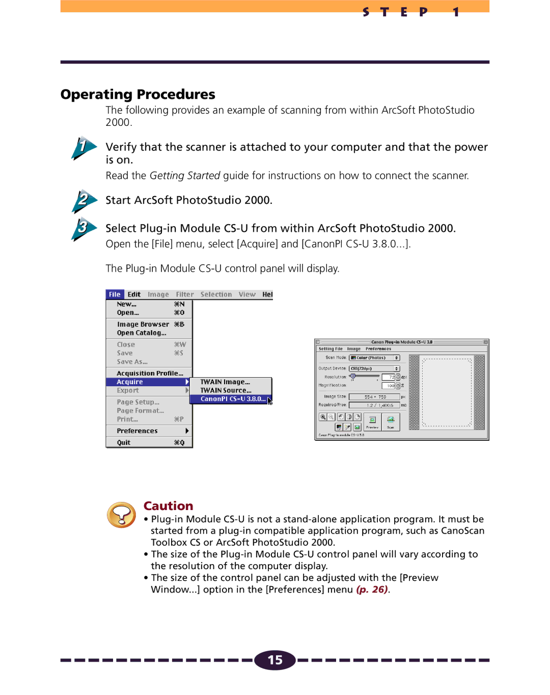 Canon N656U, N1220U, N650U manual Operating Procedures 