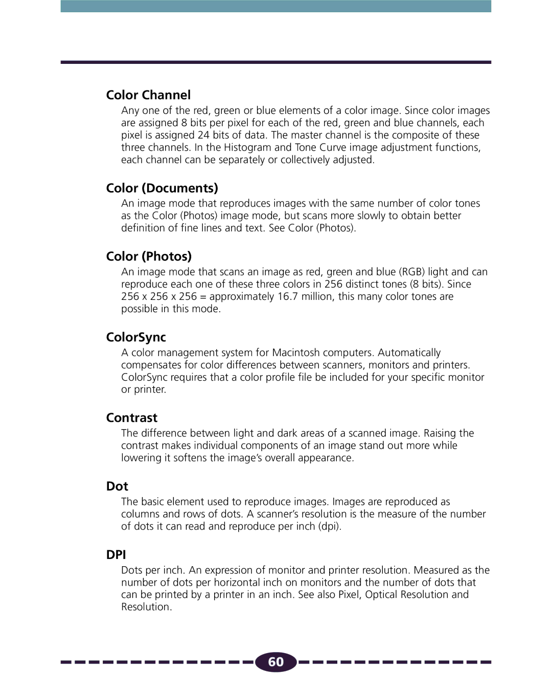 Canon N656U, N1220U, N650U manual Color Channel, Dot 