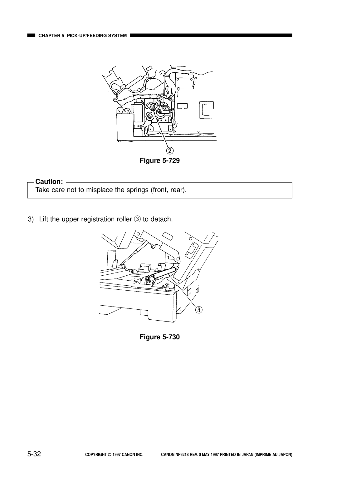 Canon FY8-13EX-000, NP6218 service manual PICK-UP/FEEDING System 