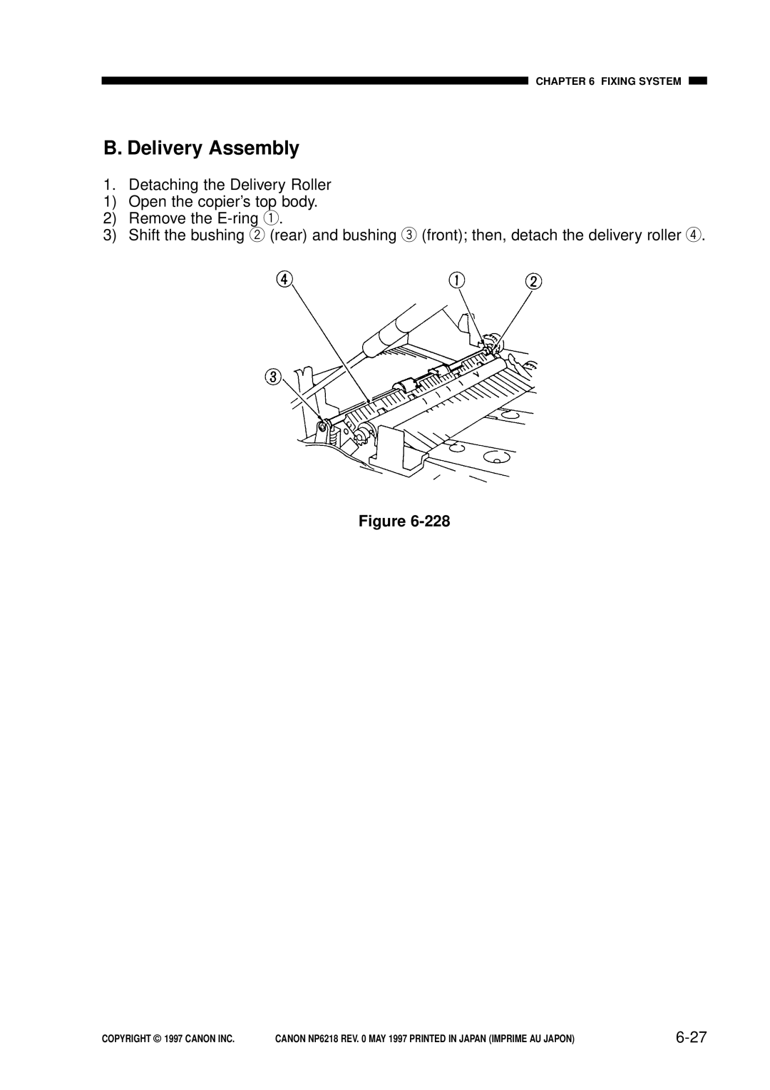 Canon FY8-13EX-000, NP6218 service manual Delivery Assembly 