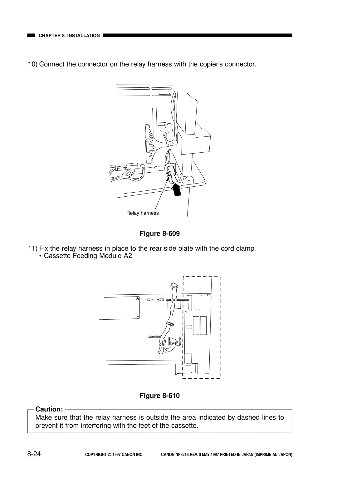 Canon NP6218, FY8-13EX-000 service manual Relay harness 