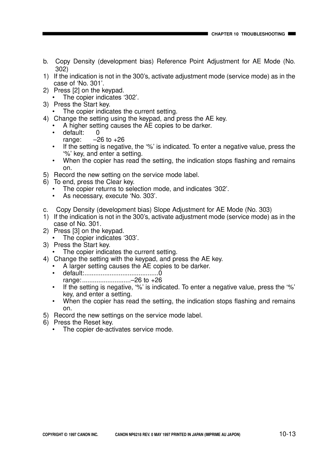 Canon FY8-13EX-000, NP6218 service manual 10-13 