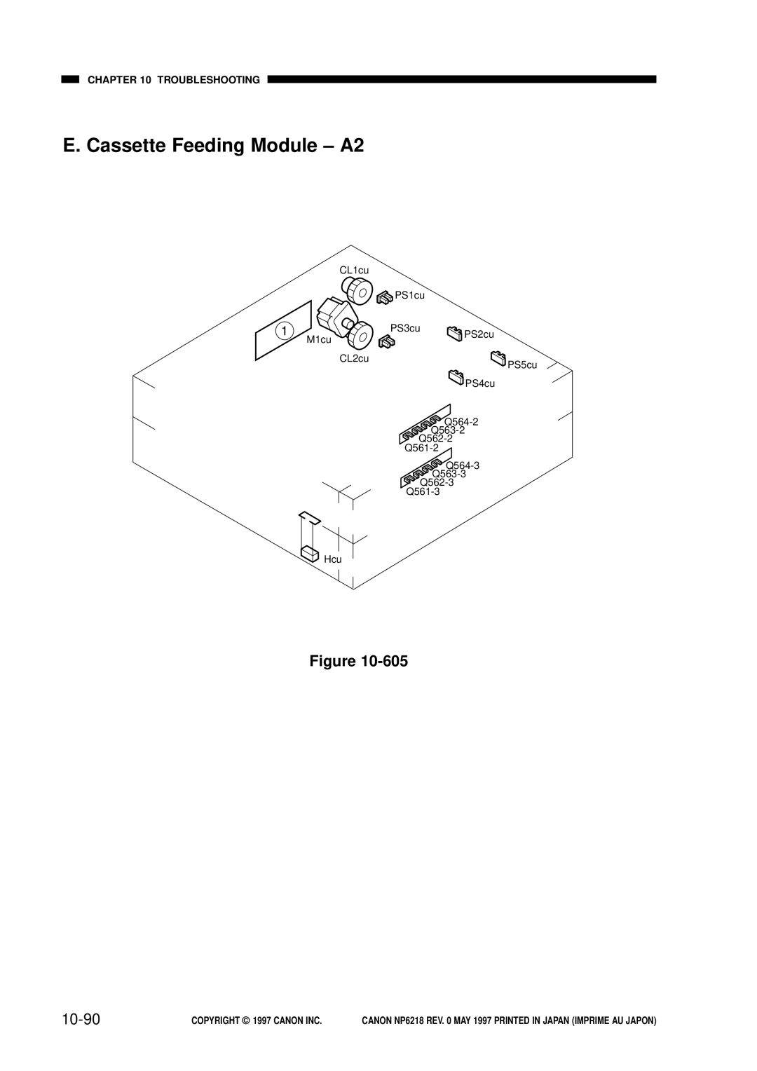 Canon NP6218, FY8-13EX-000 service manual Cassette Feeding Module A2, 10-90 