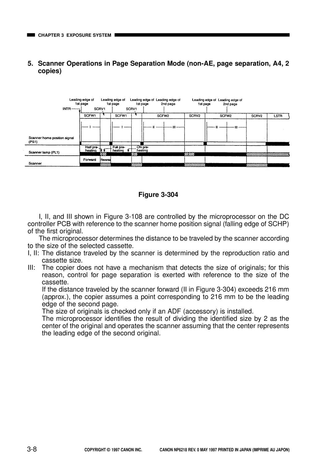 Canon FY8-13EX-000, NP6218 service manual Exposure System 