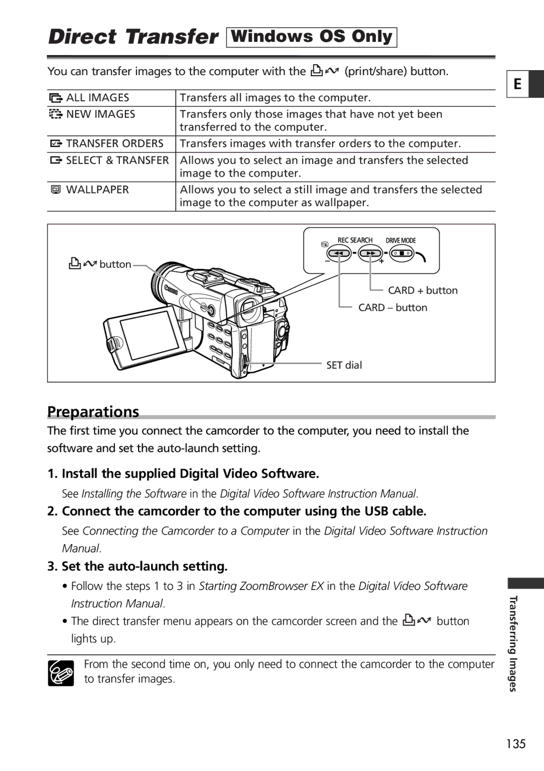 Canon 9545A001AA, OPTURA40 instruction manual Direct Transfer Windows OS Only, Transfer Orders 