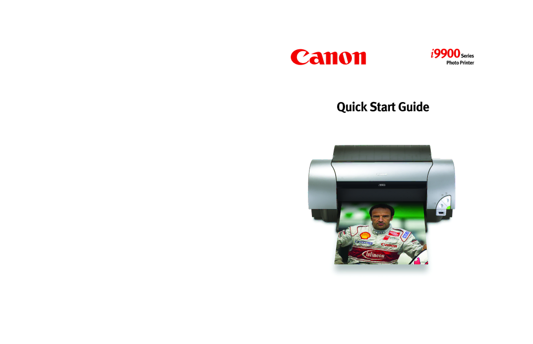 Canon P-I9900-QSG-1203 quick start Quick Start Guide 