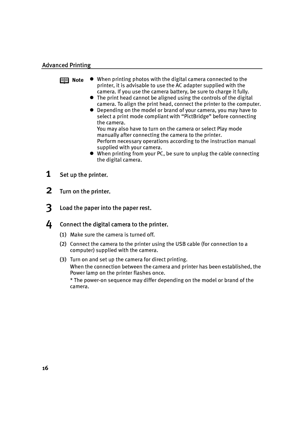 Canon P-I9900-QSG-1203 quick start Advanced Printing 