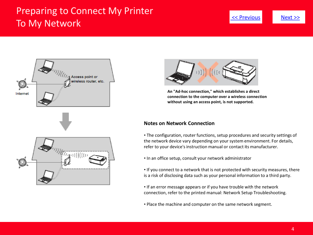 Canon PIXMA iP7220 manual Preparing to Connect My Printer To My Network 