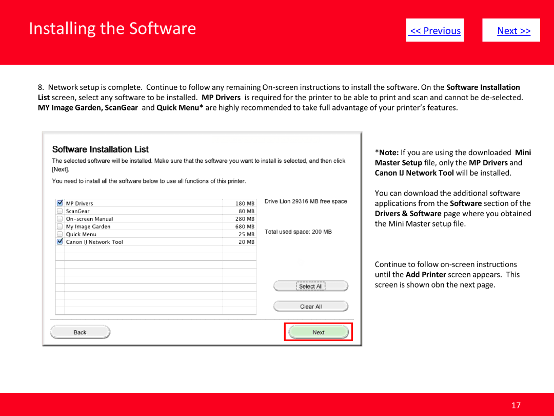 Canon PIXMA MG6320 manual Installing the Software 