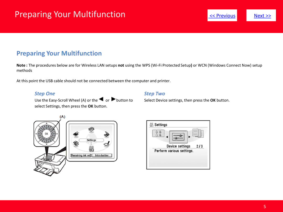 Canon PIXMA MP980, PIXMA MP620 manual Preparing Your Multifunction, Step One Step Two 