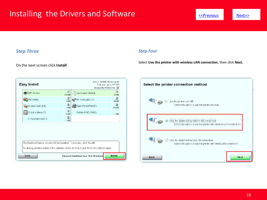 Canon PIXMA MX420 manual Installing the Drivers and Software, Step Three 