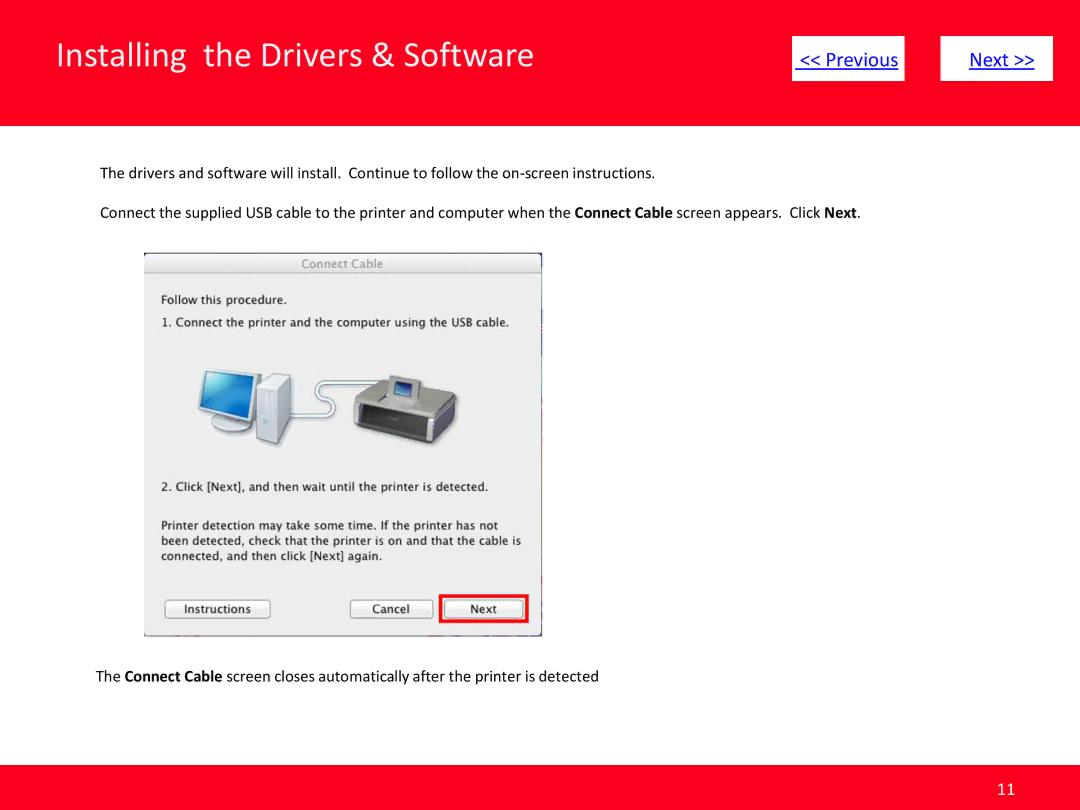 Canon pixma mx432/mx439 manual Installing the Drivers & Software 