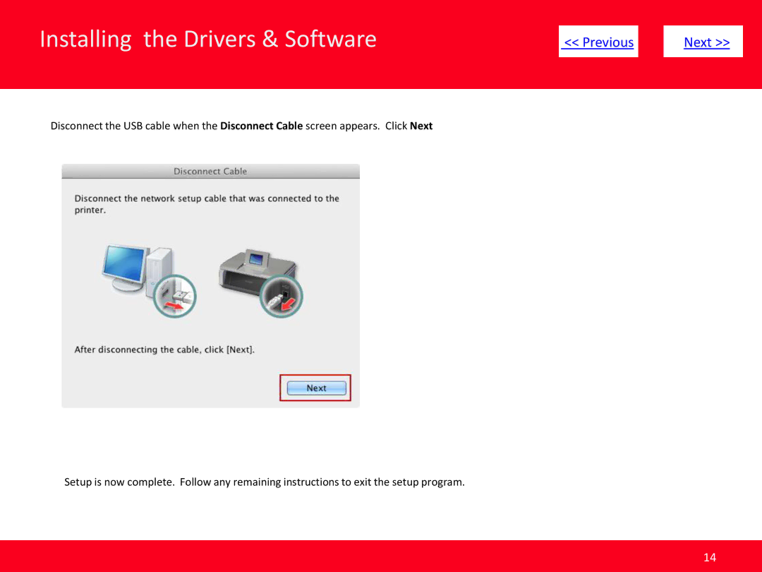 Canon pixma mx432/mx439 manual Installing the Drivers & Software 