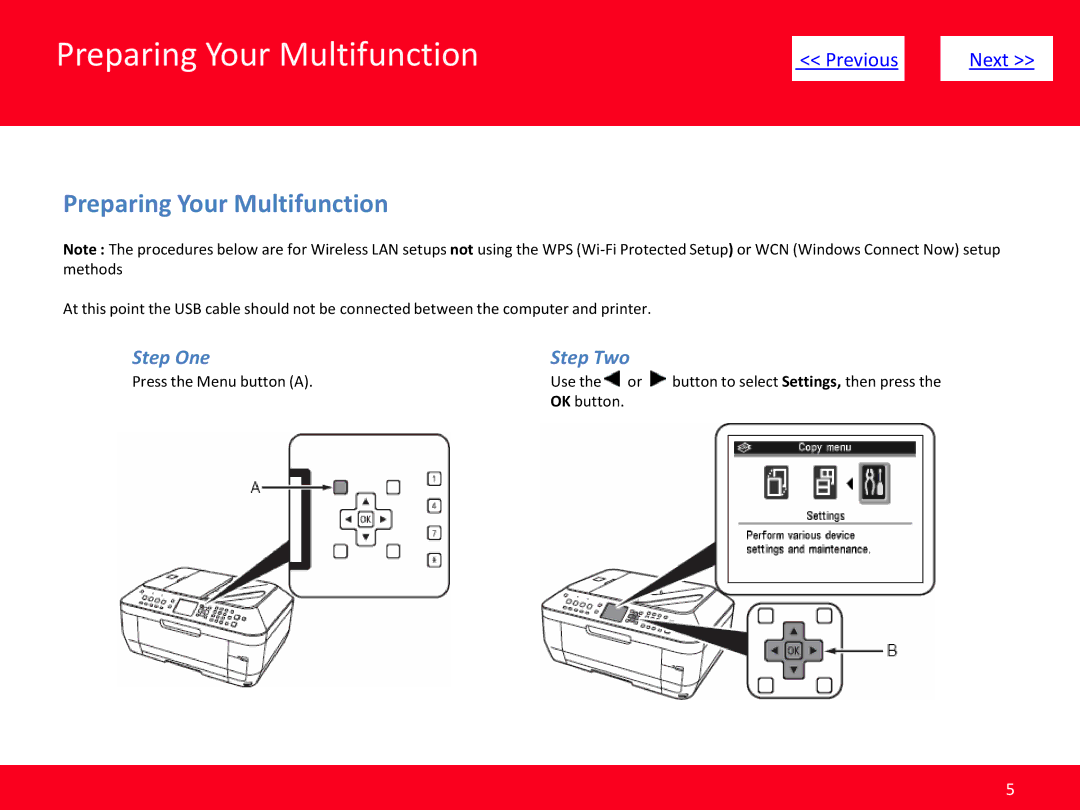 Canon PIXMA MX860 manual Preparing Your Multifunction, Step One Step Two 