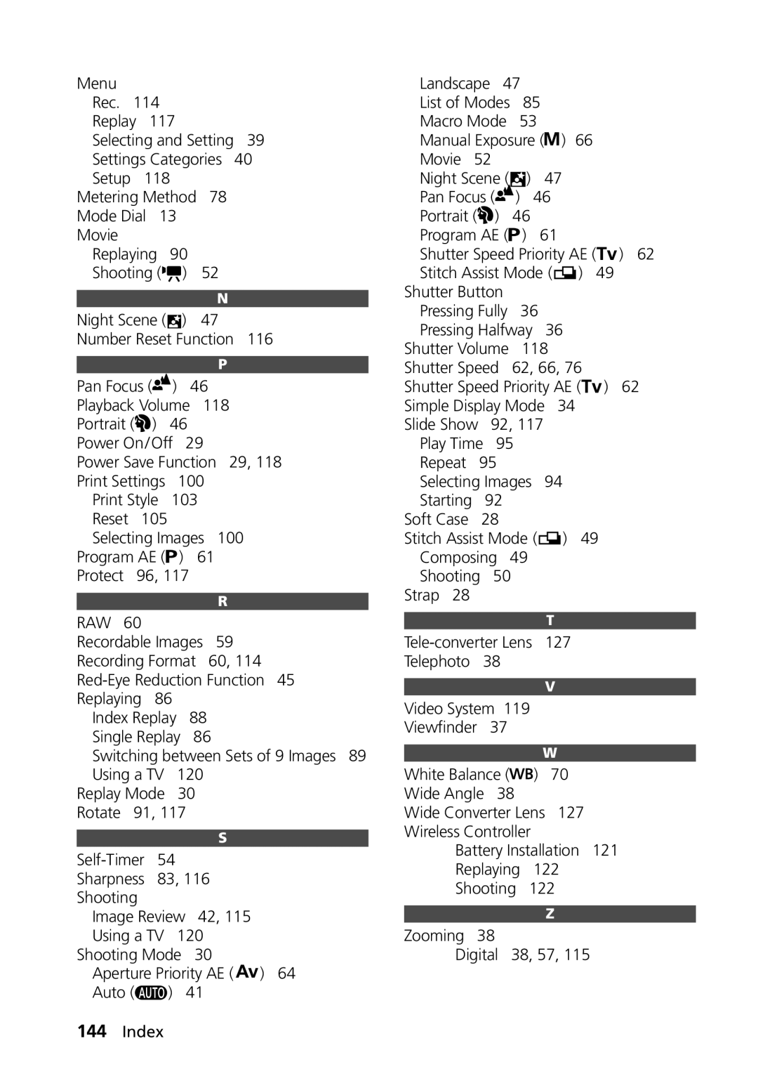 Canon PowerShot G2 manual Menu Rec 