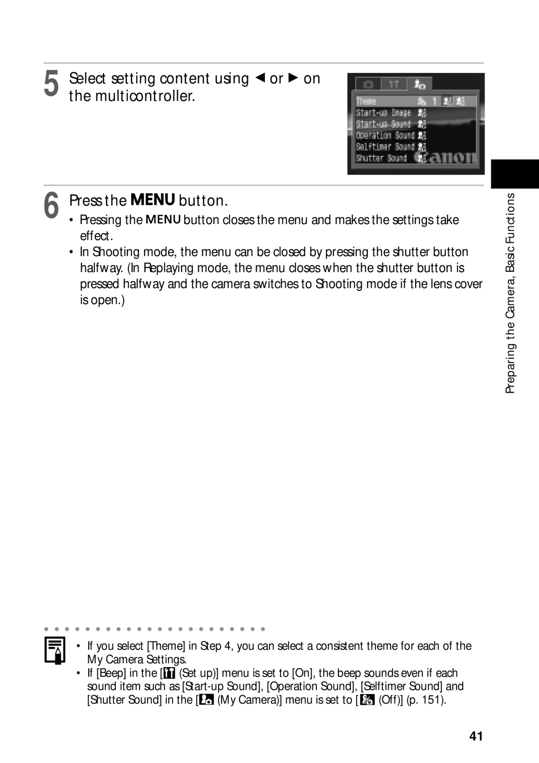 Canon PowerShot S45 manual Pressing 