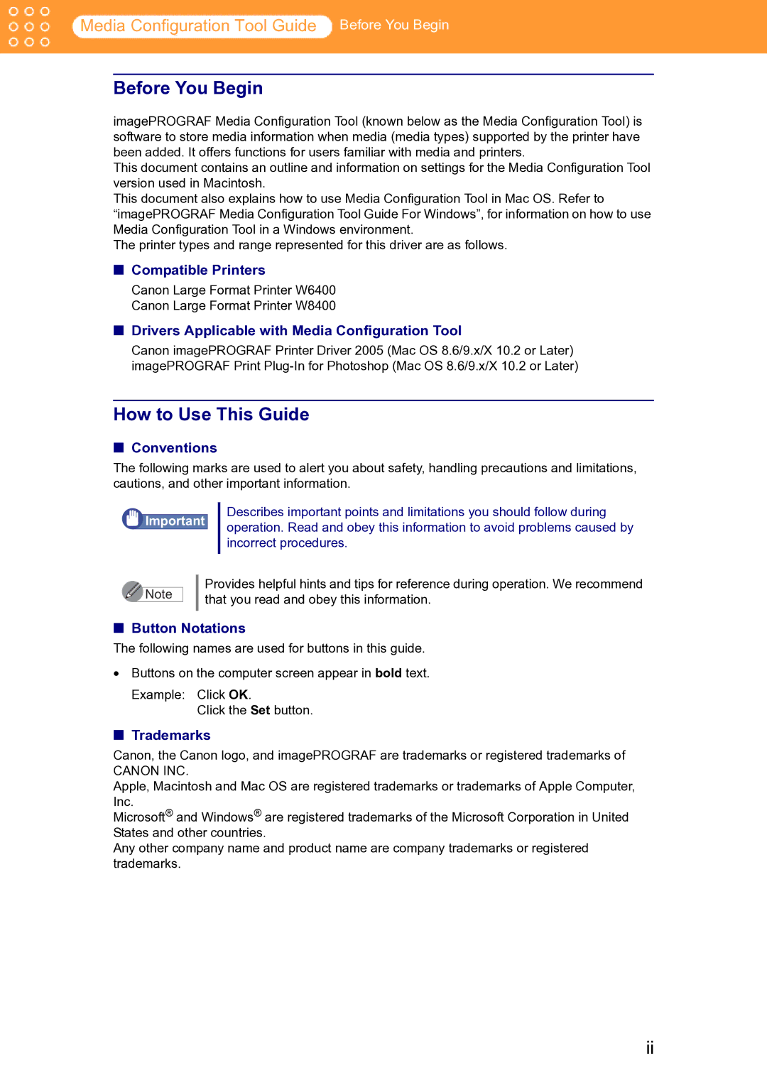 Canon Printer manual Before You Begin, How to Use This Guide 