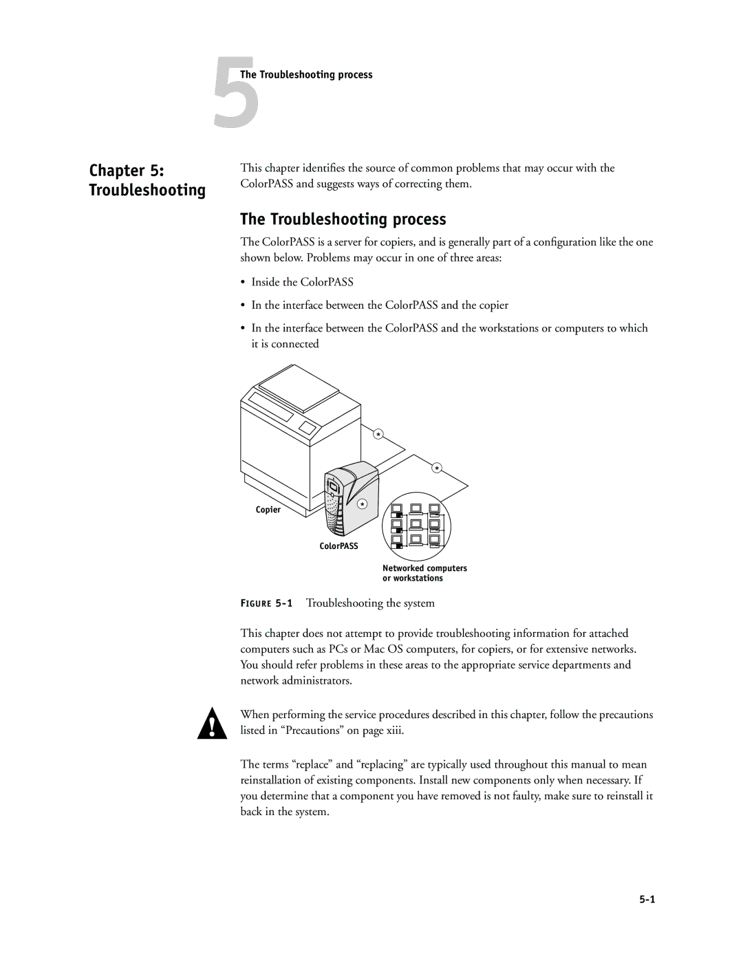 Canon PS-NX6000 manual 5The Troubleshooting process 