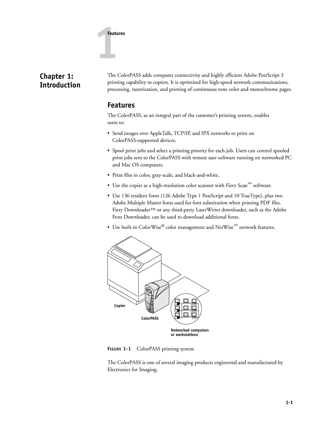 Canon PS-NX6000 manual 1Features 