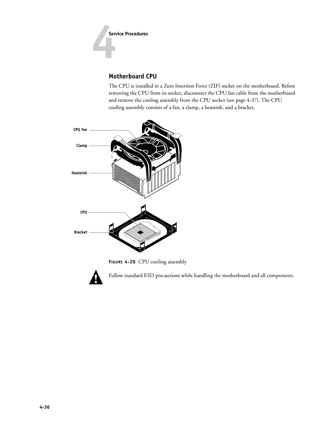 Canon PS-NX6000 manual Motherboard CPU 