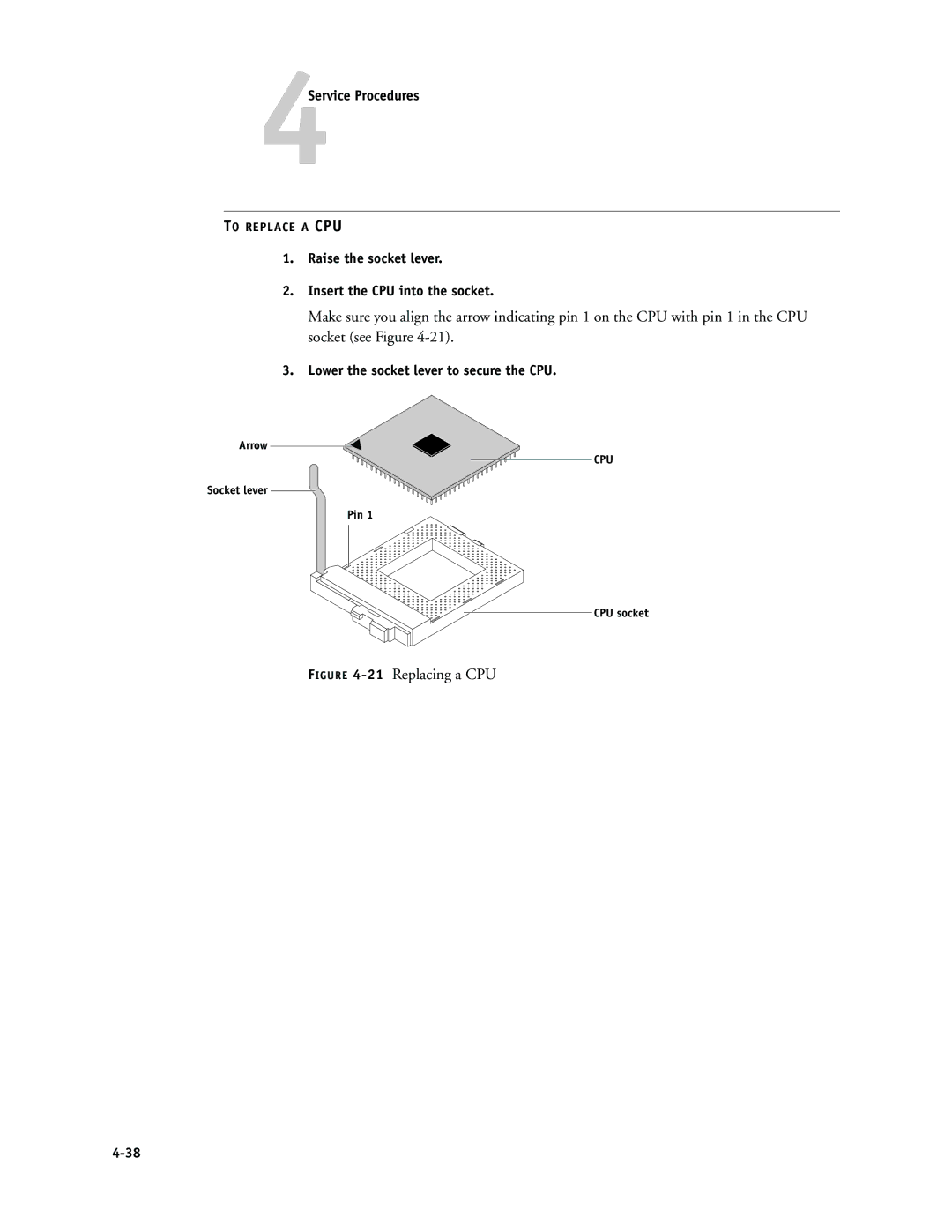 Canon PS-NX6000 manual Raise the socket lever Insert the CPU into the socket, Lower the socket lever to secure the CPU 