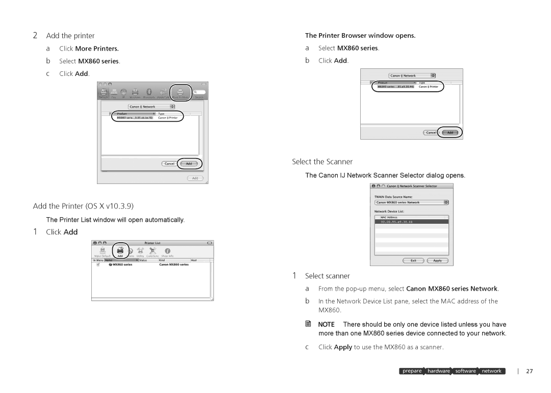 Canon 3301B002, Q T 1 0 8 5 1 V 0 1 warranty Click Apply to use the MX860 as a scanner 