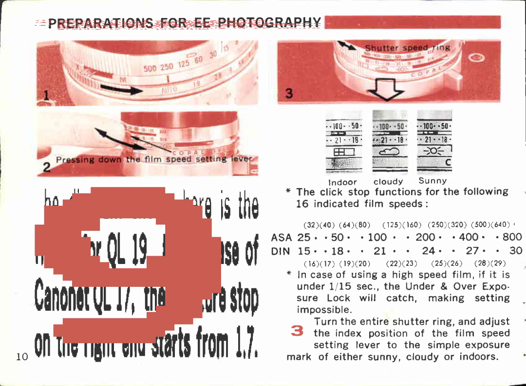 Canon QL19, QL17 manual 