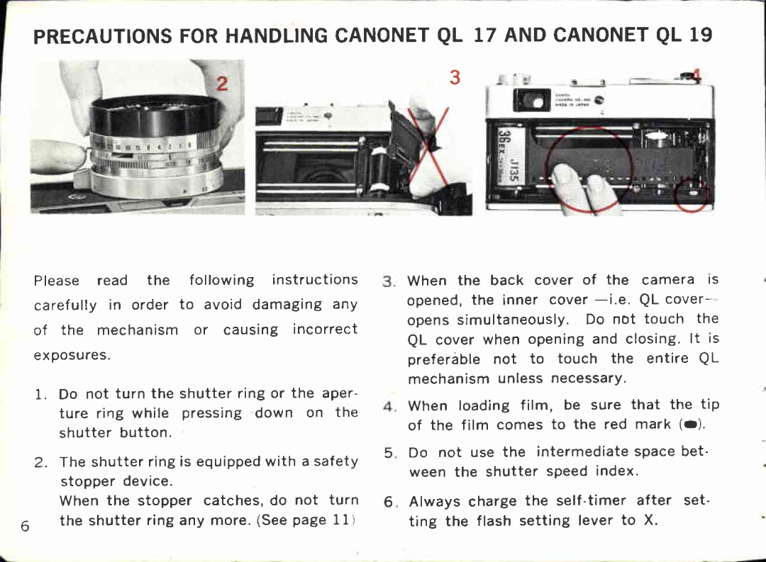 Canon QL19, QL17 manual 