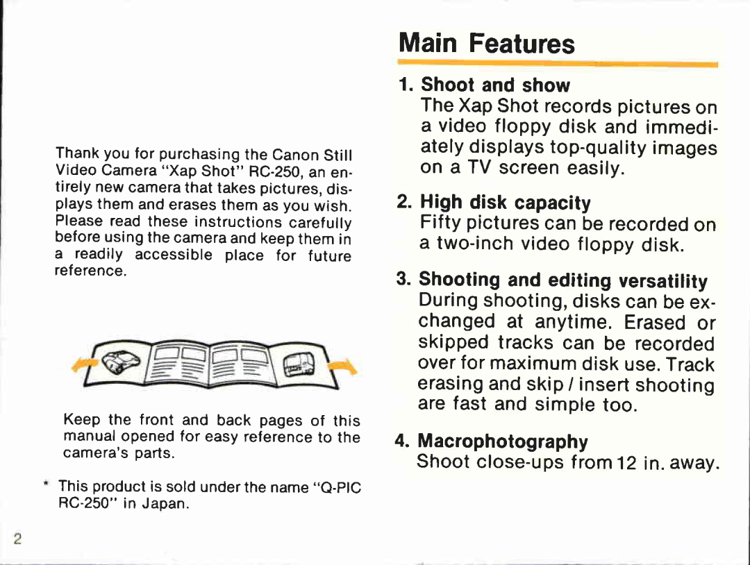 Canon RC-250 manual 