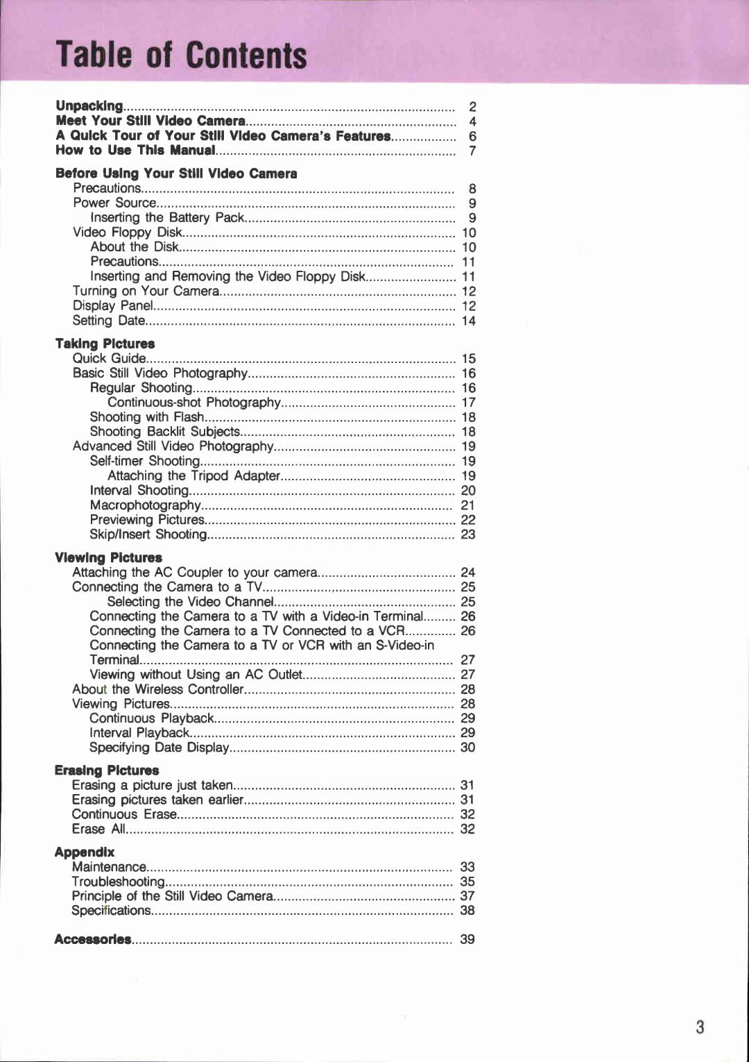 Canon RC 260 manual 