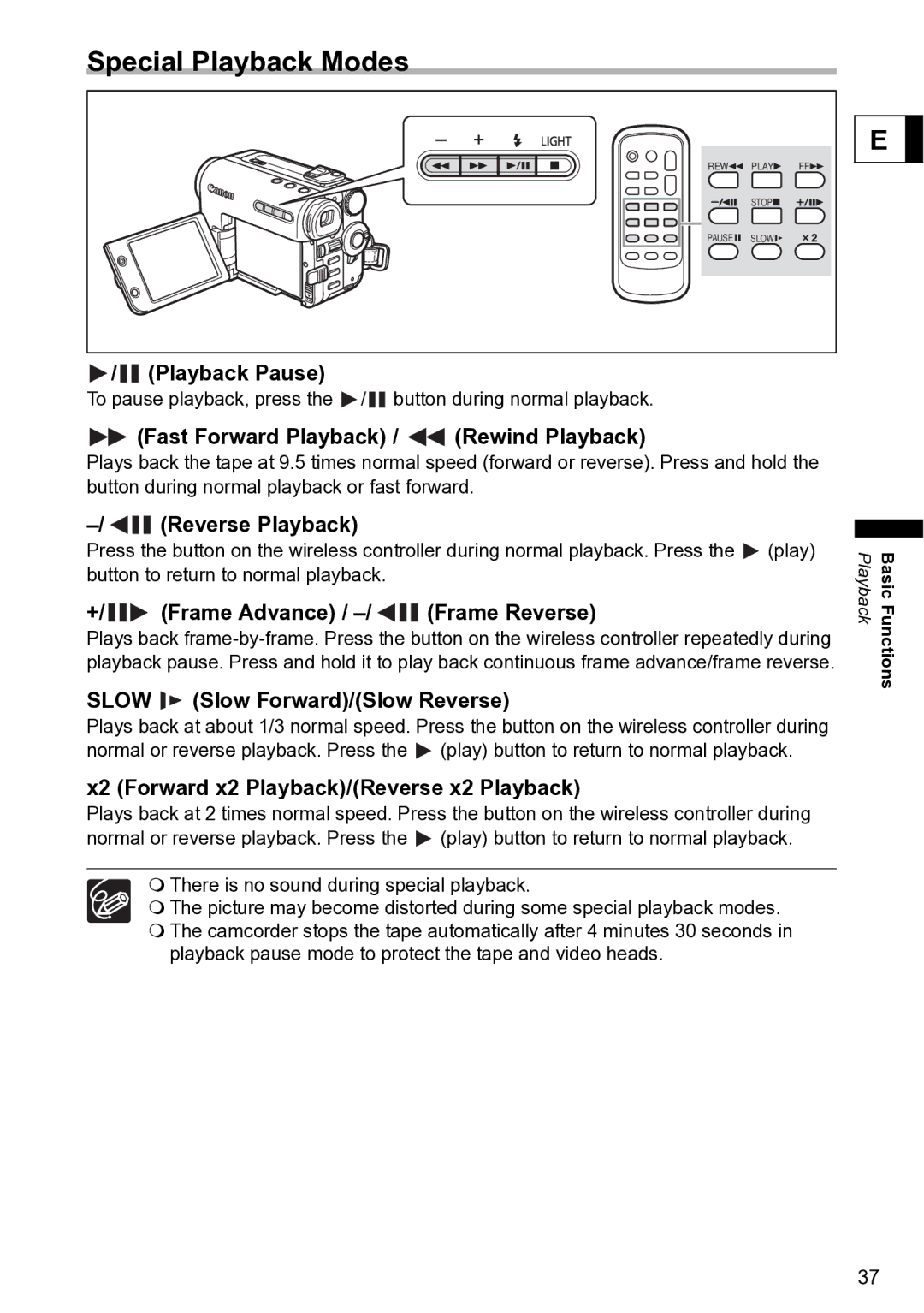 Canon S1 instruction manual Special Playback Modes 