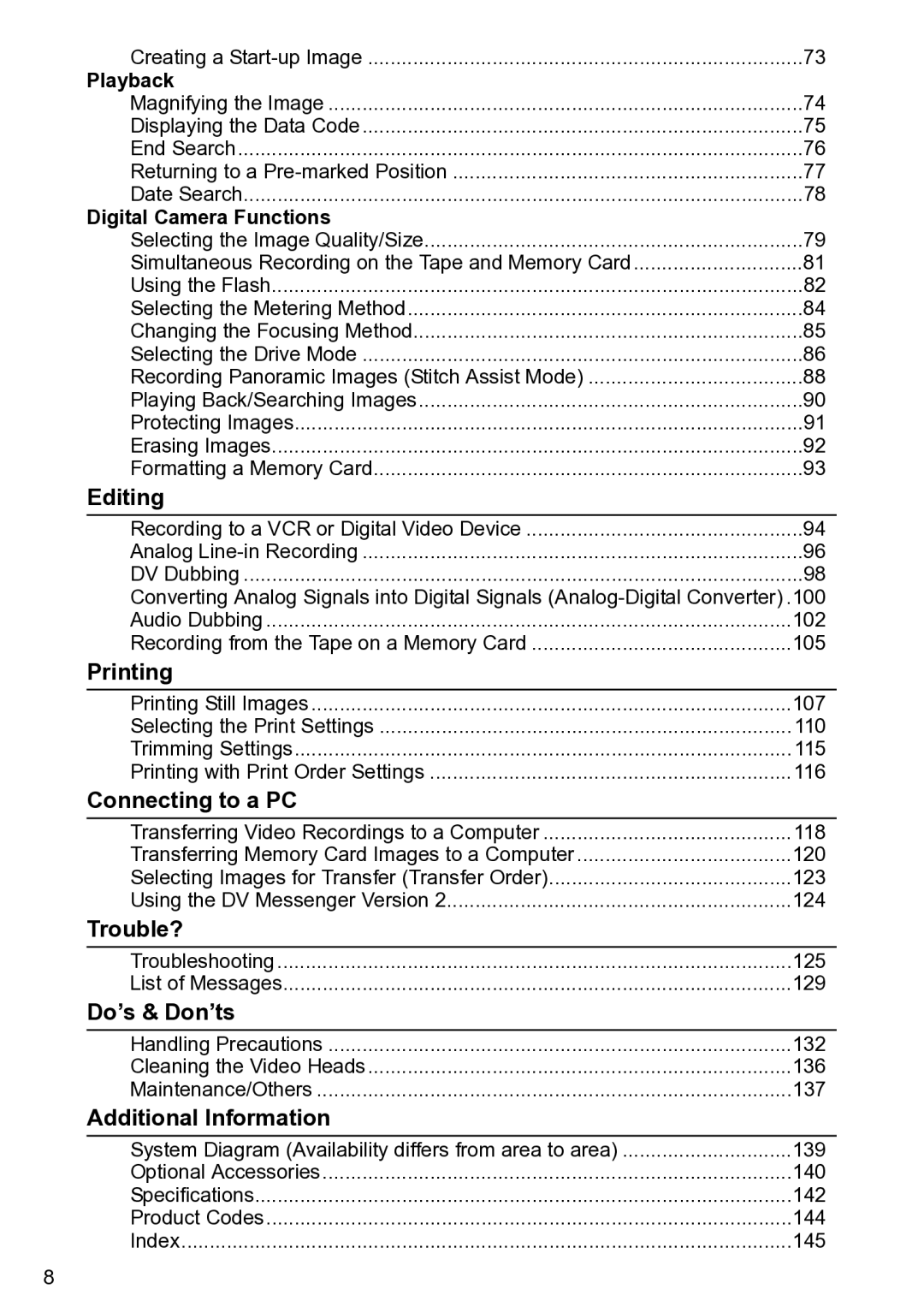 Canon S1 instruction manual Editing, Digital Camera Functions 