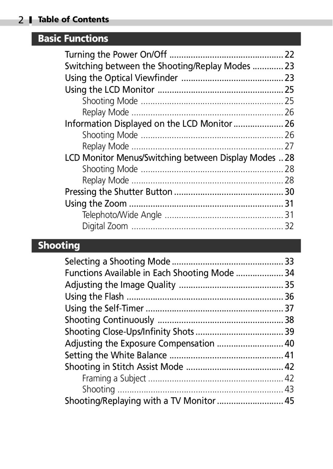 Canon S100 manual Basic Functions 