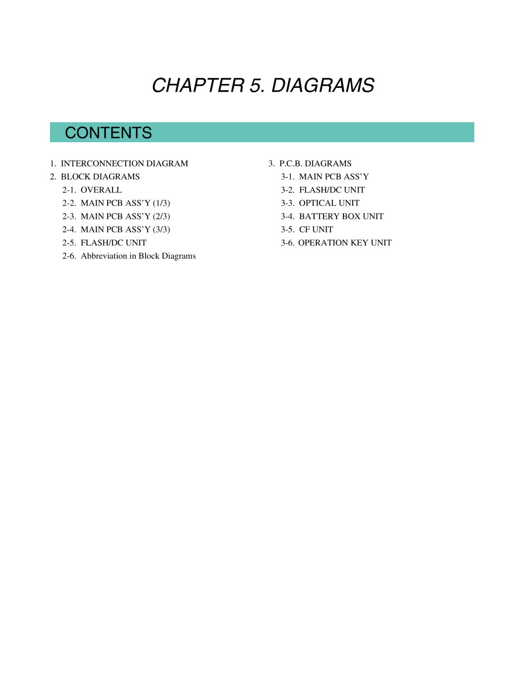 Canon S230 manual Diagrams 