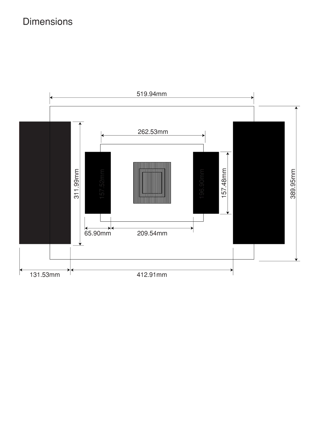 Canon S230 manual Dimensions 