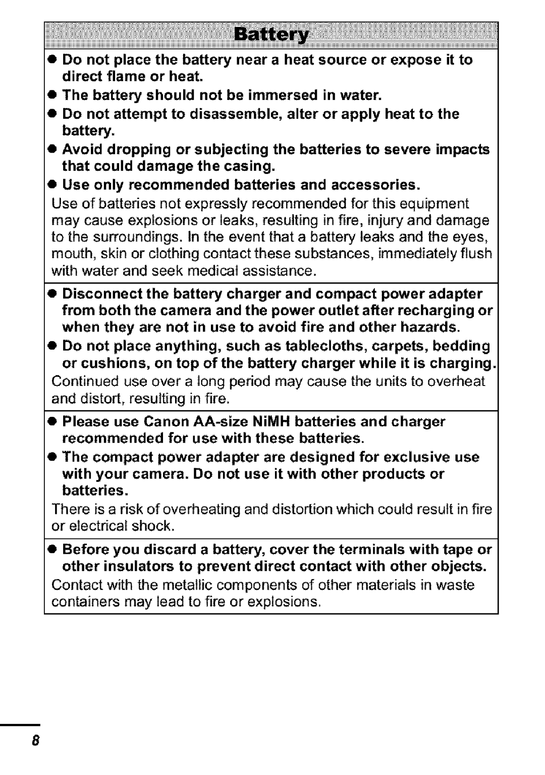 Canon S31S appendix 