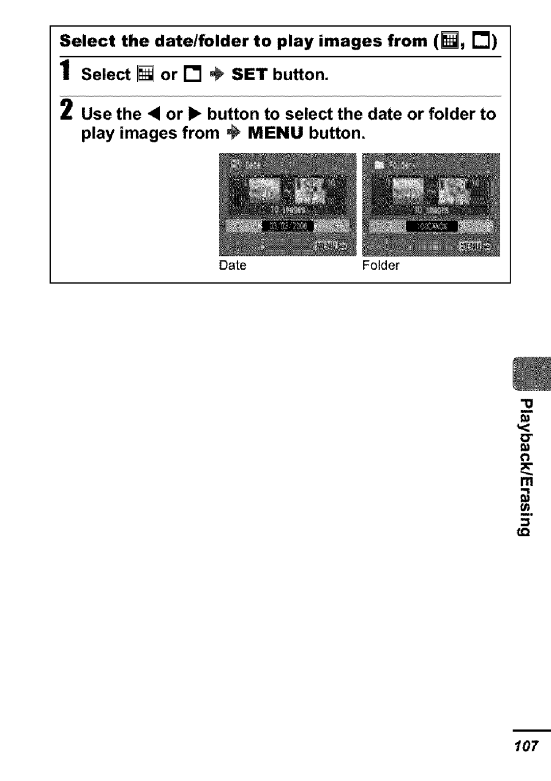 Canon S31S appendix DateFolder 