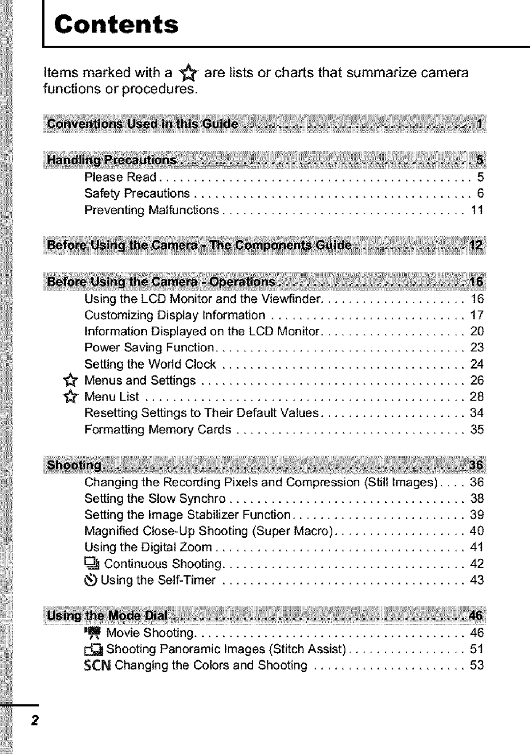 Canon S31S appendix Contents 