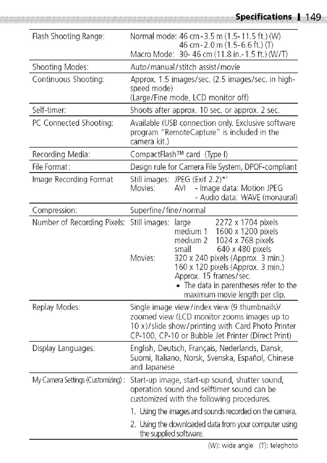 Canon S400 manual Start-up image, start-up sound, shutter sound 