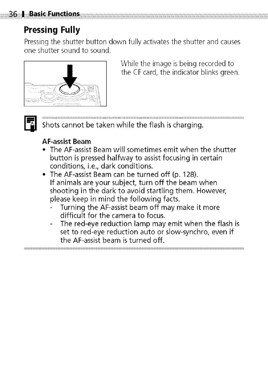 Canon S400 manual Pressing Fully, Basic EnctiQ 