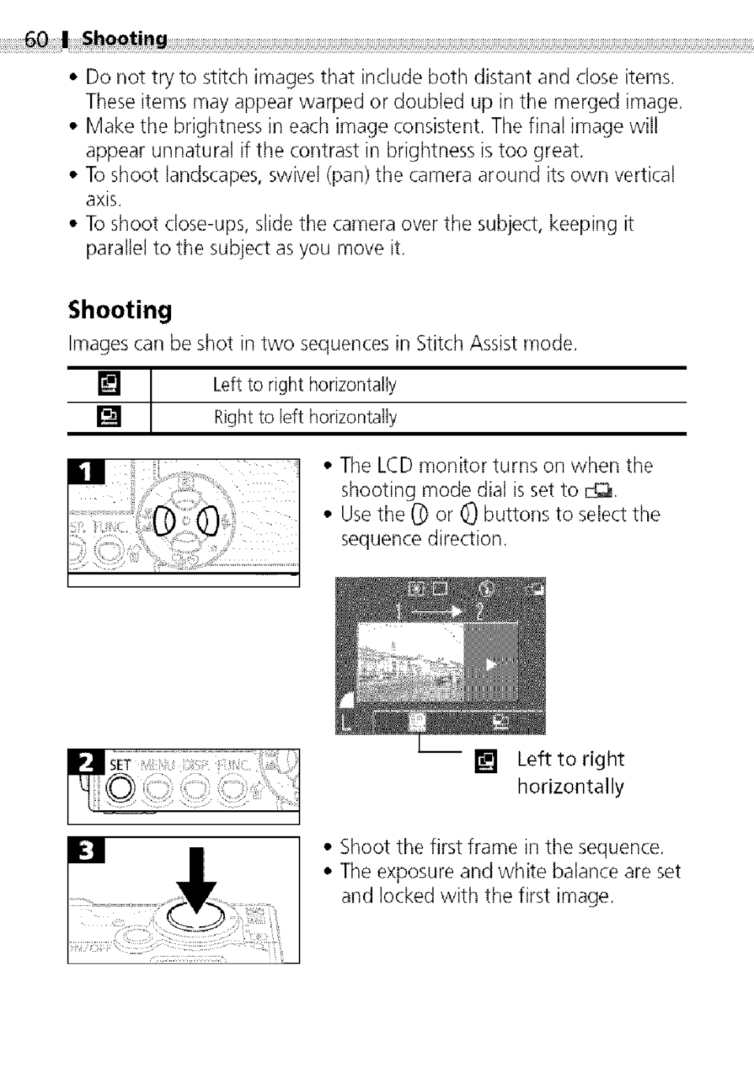 Canon S400 manual Shooting, 6Q 1 ShQQting 