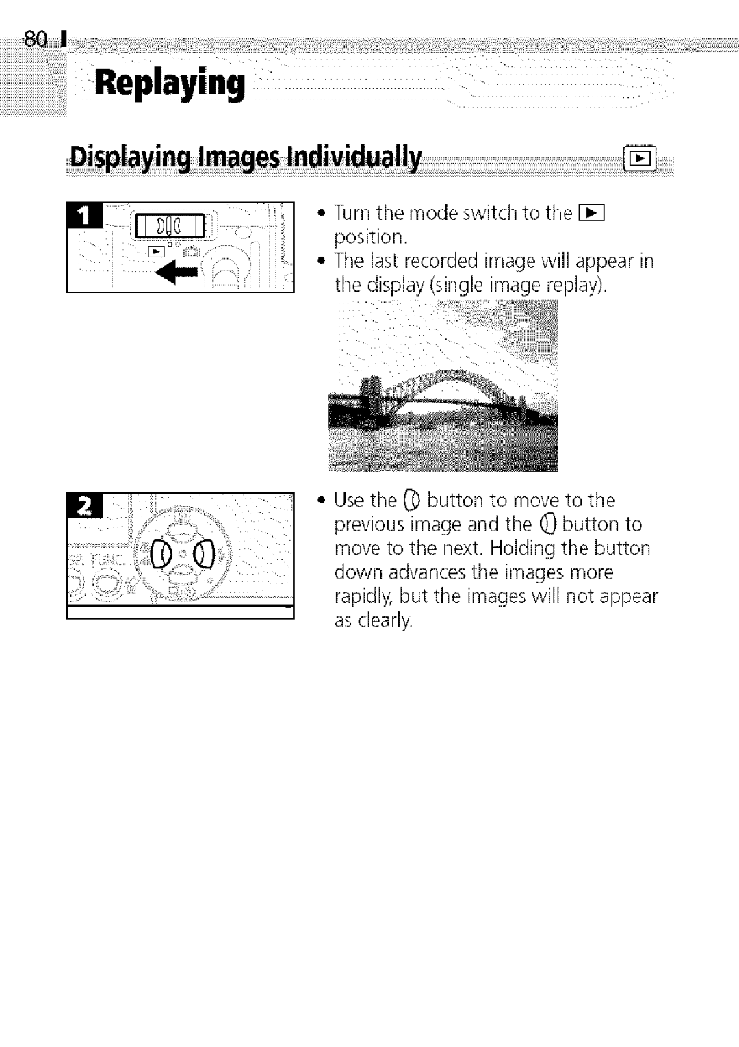 Canon S400 manual RePlaying 