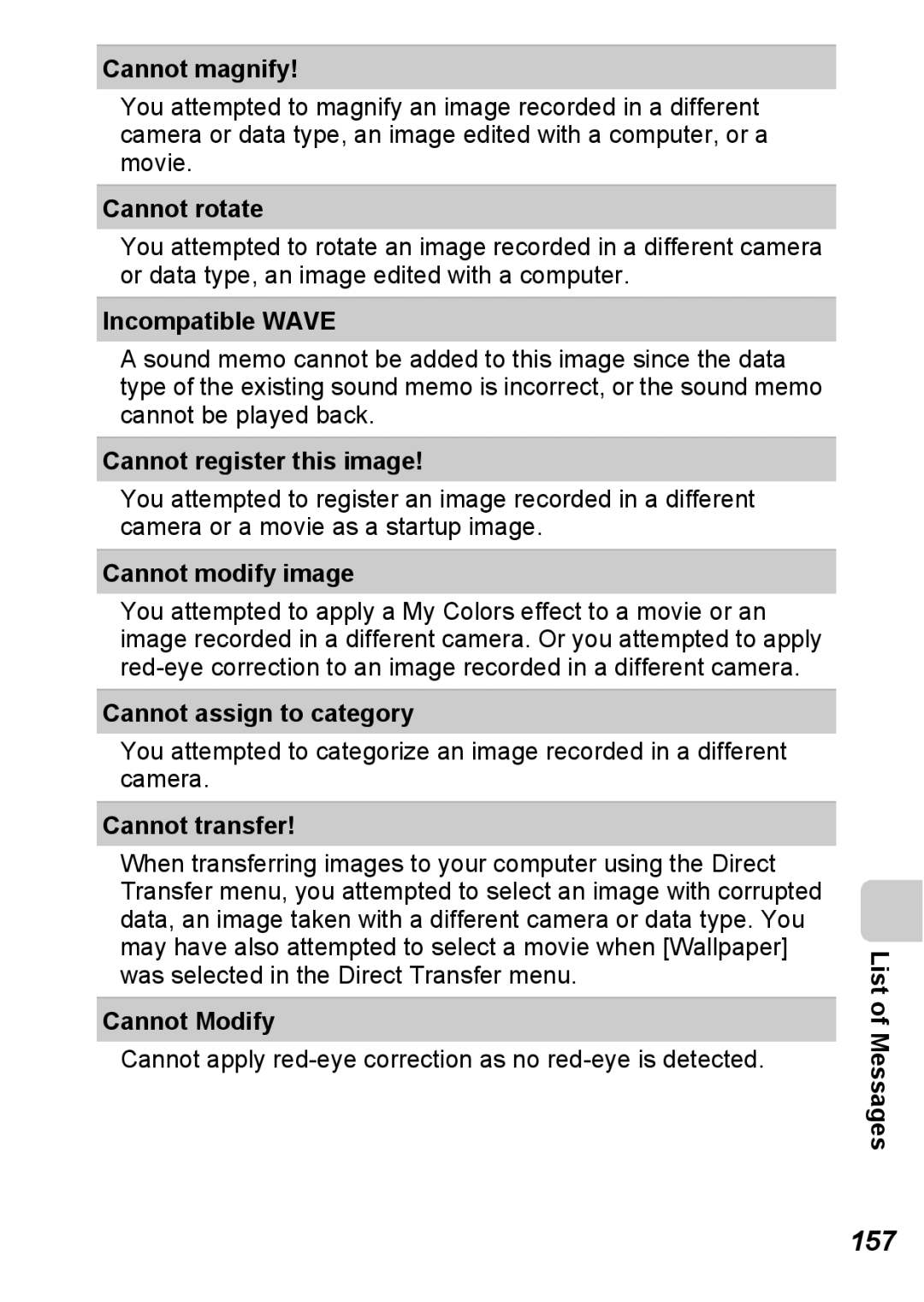 Canon S5 IS appendix 157 