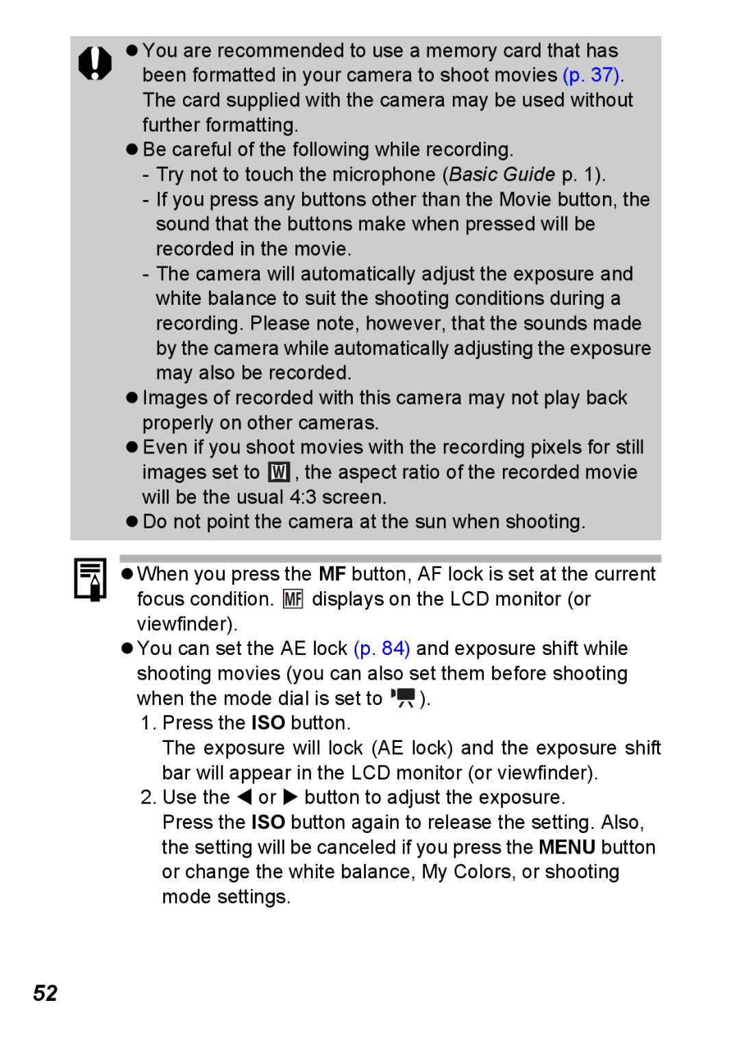 Canon S5 IS appendix 