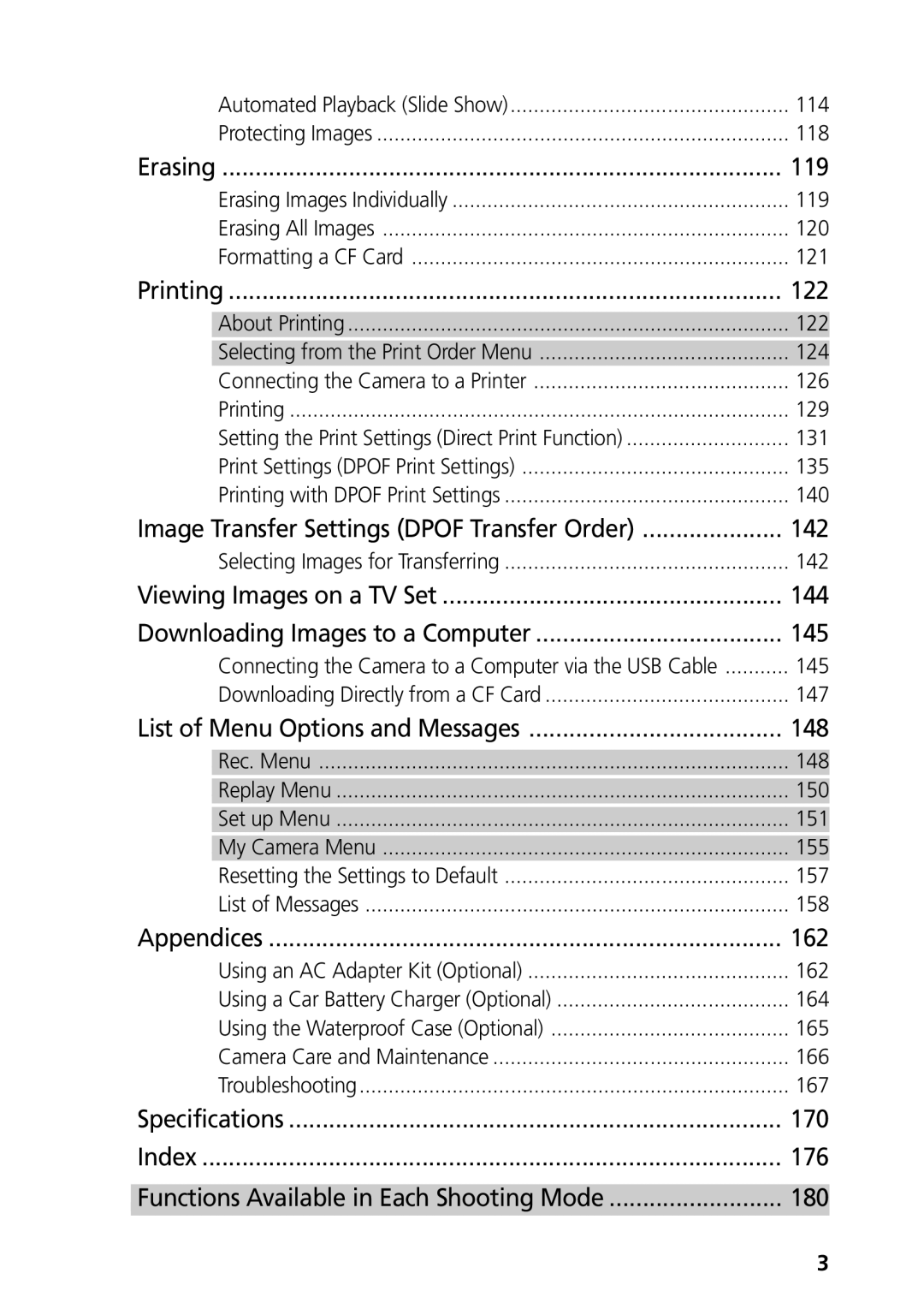 Canon S50 manual Image Transfer Settings Dpof Transfer Order 