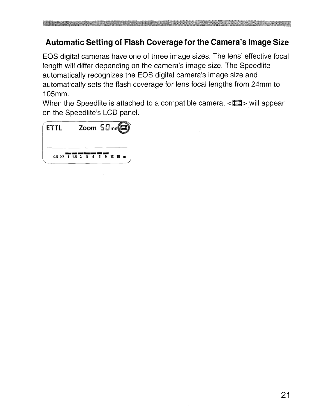 Canon SBOEX instruction manual Ettl 