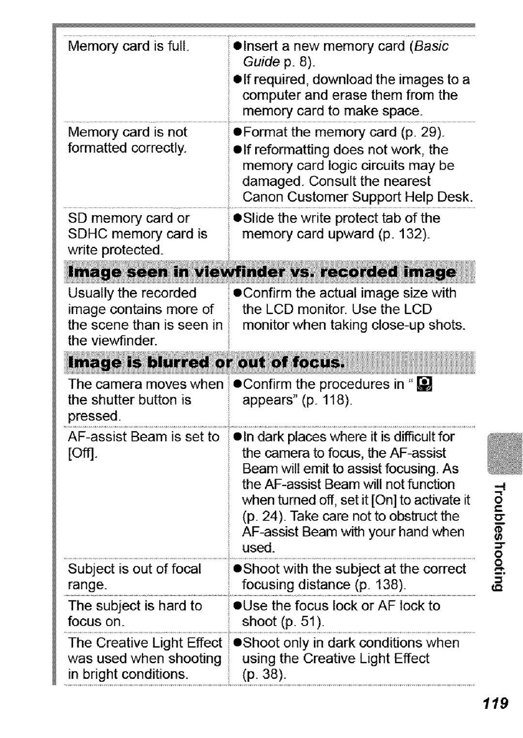 Canon SD850 IS manual Memorycardisfuii iinseanewmemorycardiBasic, 119 