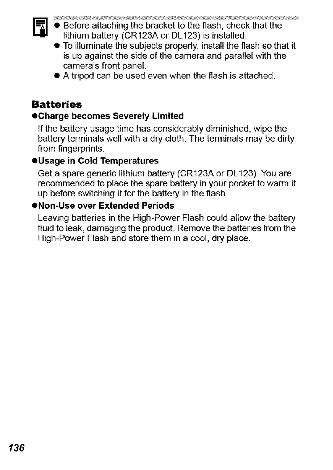 Canon SD850 IS manual Batteries ECharge becomes Severely Limited, EUsage in Cold Temperatures 