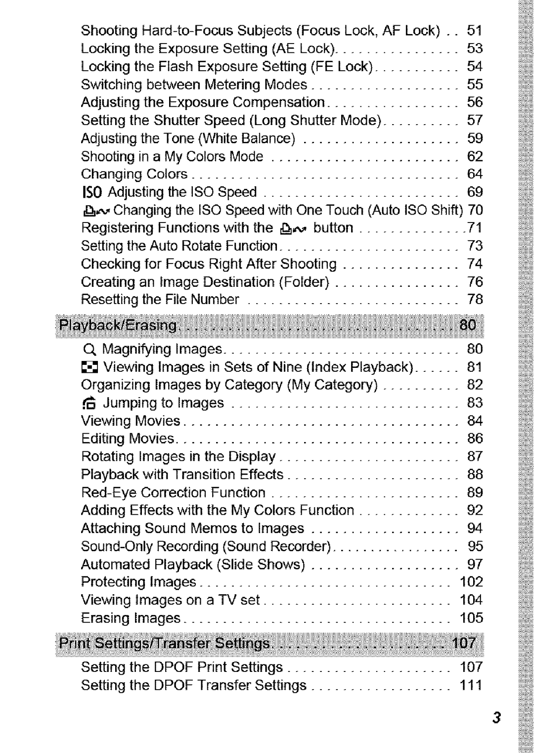 Canon SD850 IS manual ShootingHard-to-FocusSubjectsFocusLockAFLock 