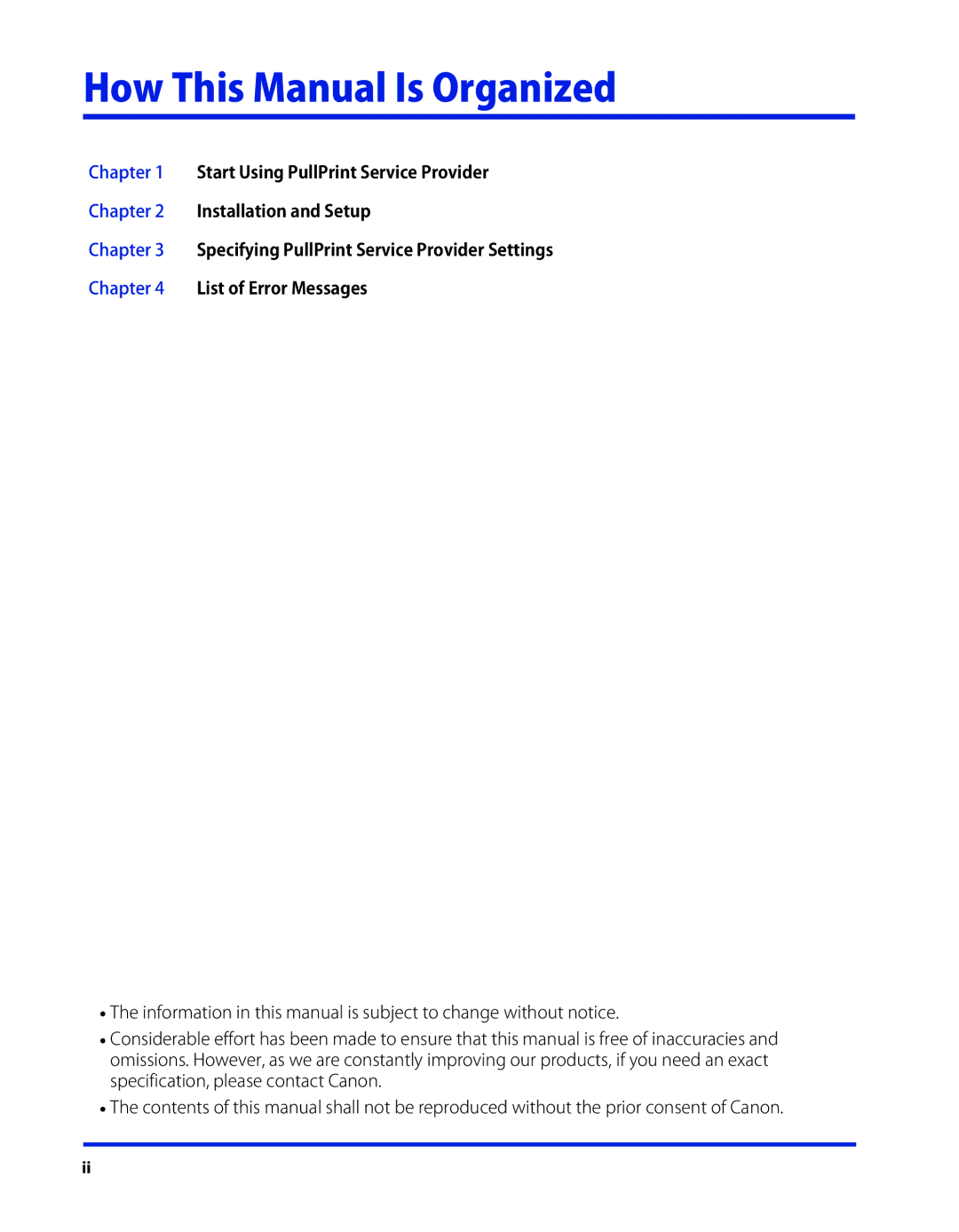 Canon SE-IE-1359-V2 manual How This Manual Is Organized 